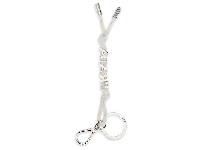 Prada White Recycled Polyamide Keychain - view 2