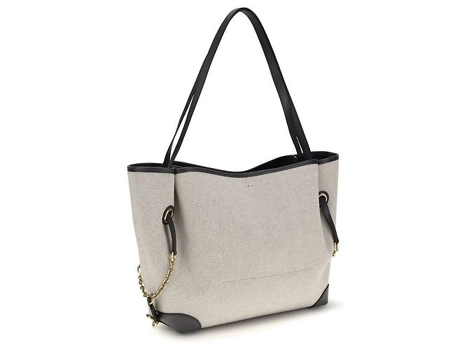 Chloé Bolsa de ombro em algodão cinza - vista 3