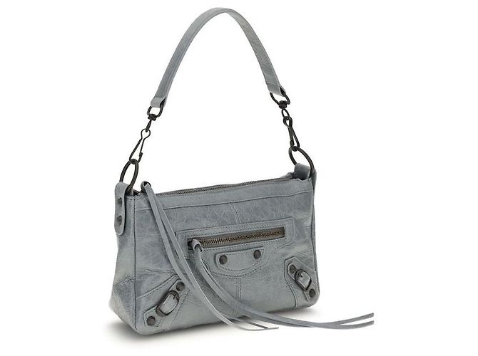 Balenciaga Borsa a tracolla Gray Lamb Ovis Aries - vista 2