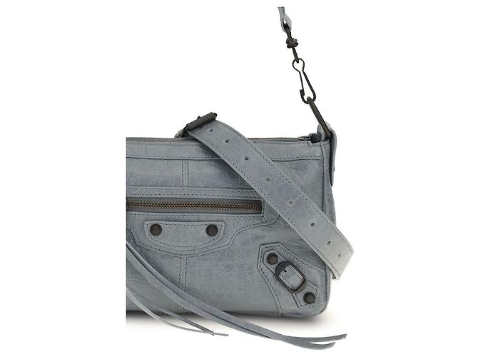 Balenciaga Borsa a tracolla Gray Lamb Ovis Aries - vista 4