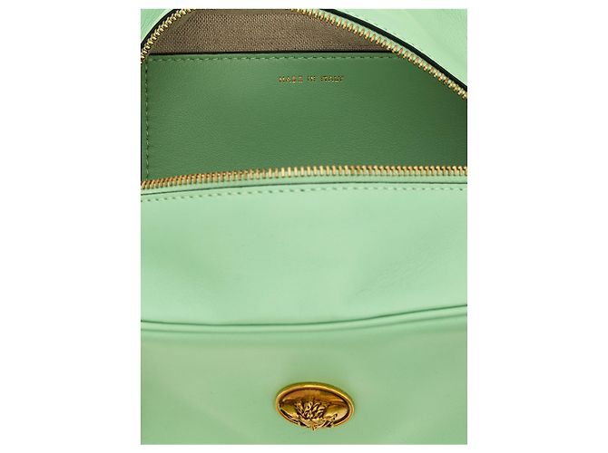 Versace Borsa a tracolla in pelle di agnello bicolore - vista 4