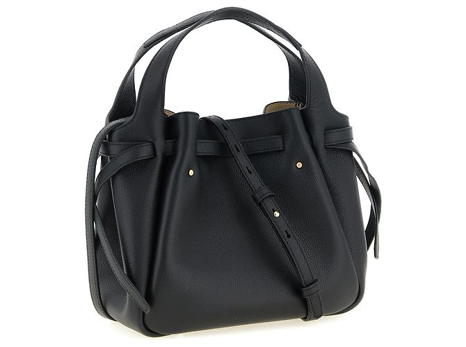 Tory Burch Borsa in pelle di vacchetta nera - vista 2