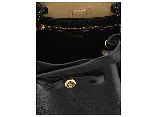 Tory Burch Borsa in pelle di vacchetta nera - vista 4