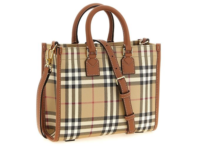Burberry Beige Polyethylen-Tote-Bag - Ansicht 2