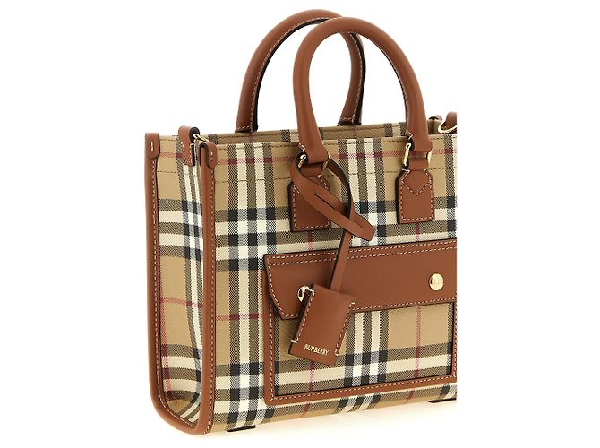 Burberry Beige Polyethylen-Tote-Bag - Ansicht 3