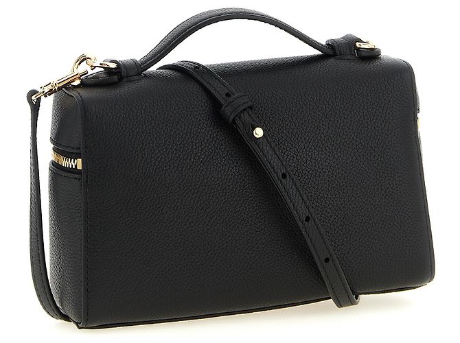 Tory Burch Borsa in pelle vacuna nera - vista 2