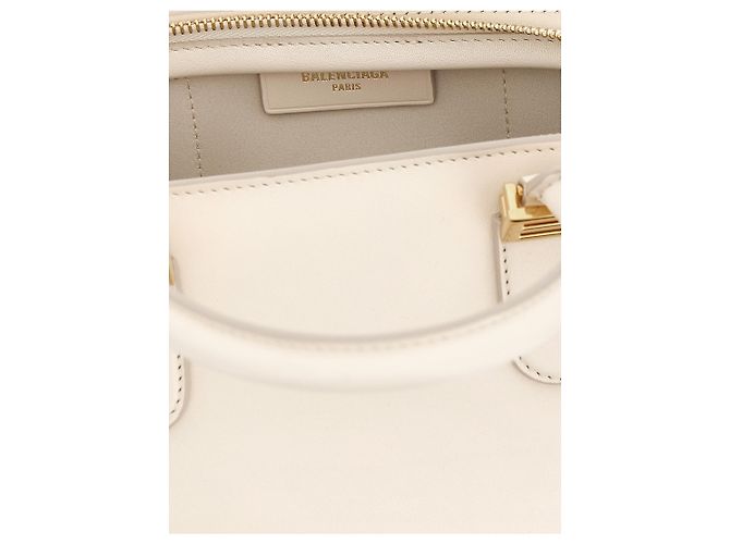 Balenciaga Borsa in pelle di vitello bianca - vista 4
