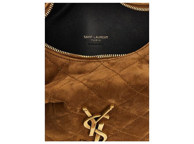 Autre Marque Borsa in pelle di vitello marrone - vista 4