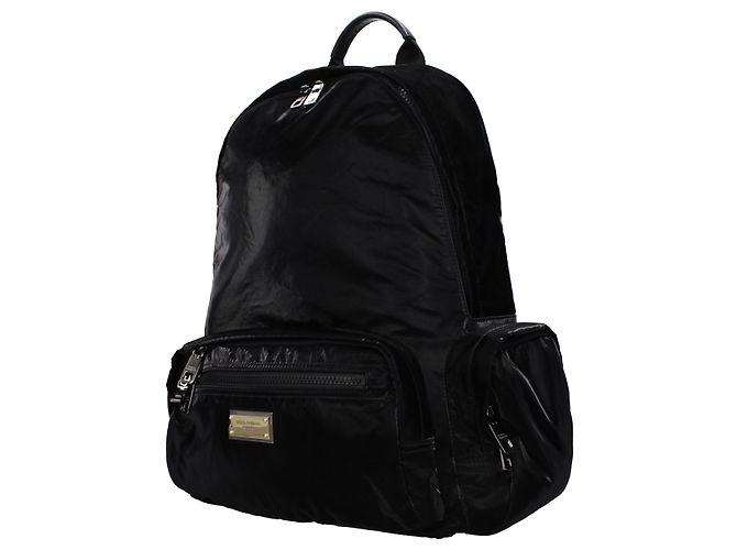 Zaino in nylon nero Dolce & Gabbana - vista 2