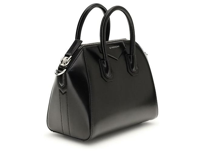 Givenchy Bos Taurus Handtasche aus schwarzem Kalbleder - Ansicht 2