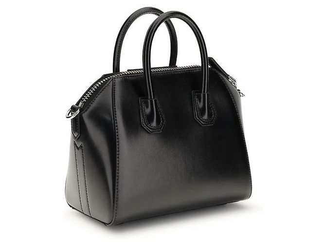 Givenchy Bos Taurus Handtasche aus schwarzem Kalbleder - Ansicht 3