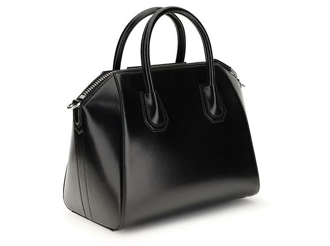Givenchy Borsa Bos Taurus in pelle di vitello nera - vista 3