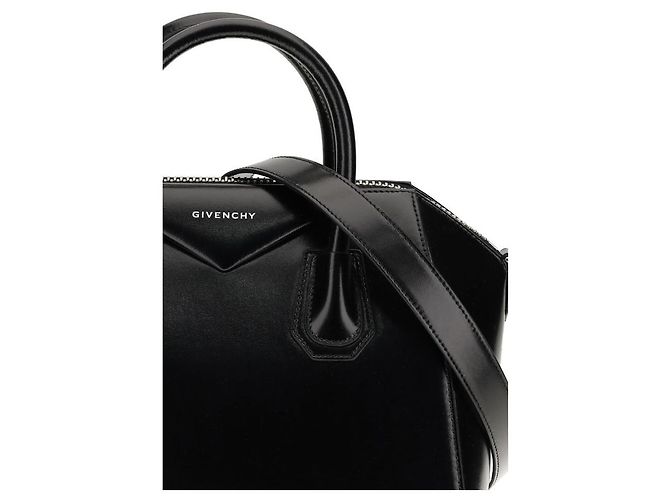 Givenchy Borsa Bos Taurus in pelle di vitello nera - vista 4