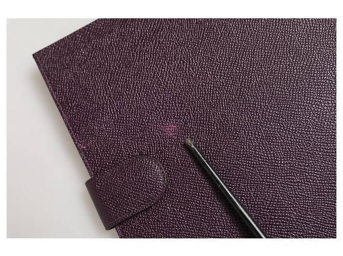 Dolce & Gabbana Custodia per tablet in pelle marrone scuro con placca logo - vista 4