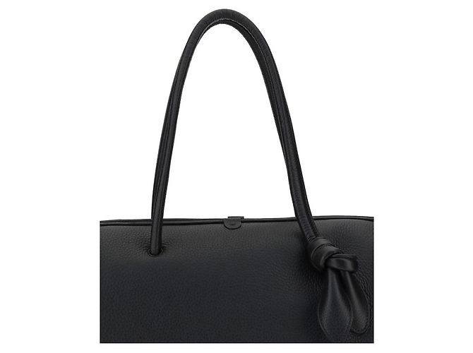 Jacquemus Borsa Bos Taurus in pelle di vitello nera - vista 4