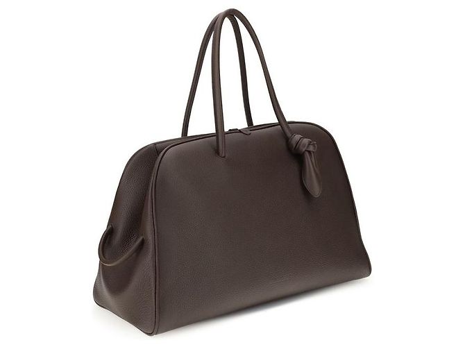 Jacquemus Borsa Bos Taurus in pelle di vitello marrone - vista 2