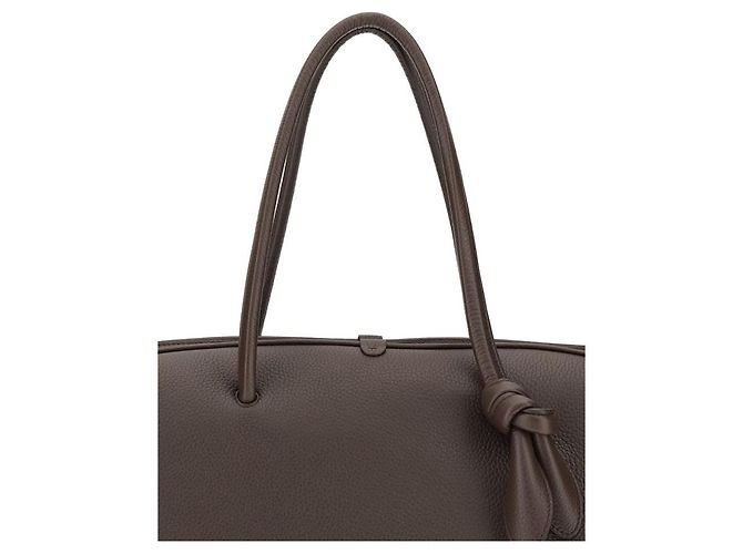 Jacquemus Borsa Bos Taurus in pelle di vitello marrone - vista 4