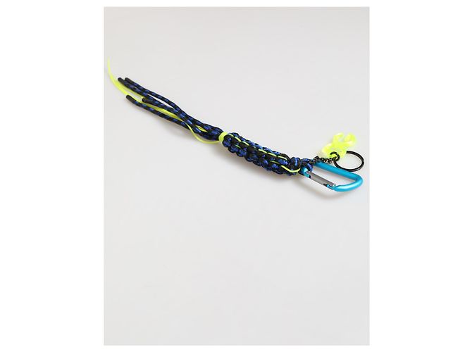 Dolce & Gabbana Multicolor Polyester Tape String DG Logo Keychain Keyring - view 3