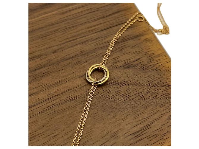 Cartier Collana Trinity Mini Pendant Tre Catene d'Oro - vista 15