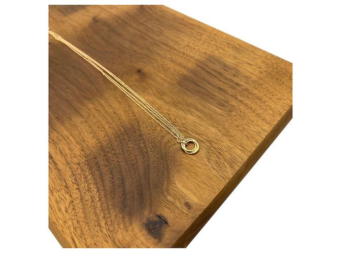 Cartier Collana Trinity Mini Pendant Tre Catene d'Oro - vista 4