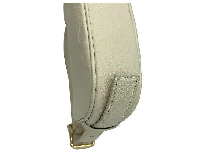 Louis Vuitton Borsa a tracolla hobo Mini Moon Monogram Empreinte Leather Mini Bag Cream - vista 16