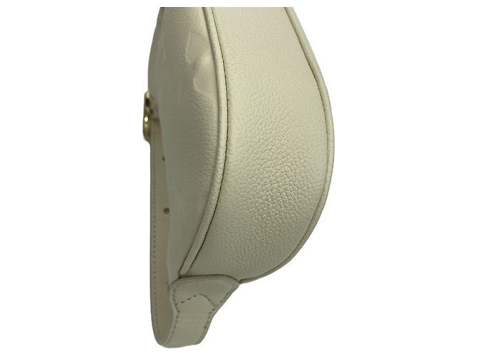 Louis Vuitton Borsa a tracolla hobo Mini Moon Monogram Empreinte Leather Mini Bag Cream - vista 17