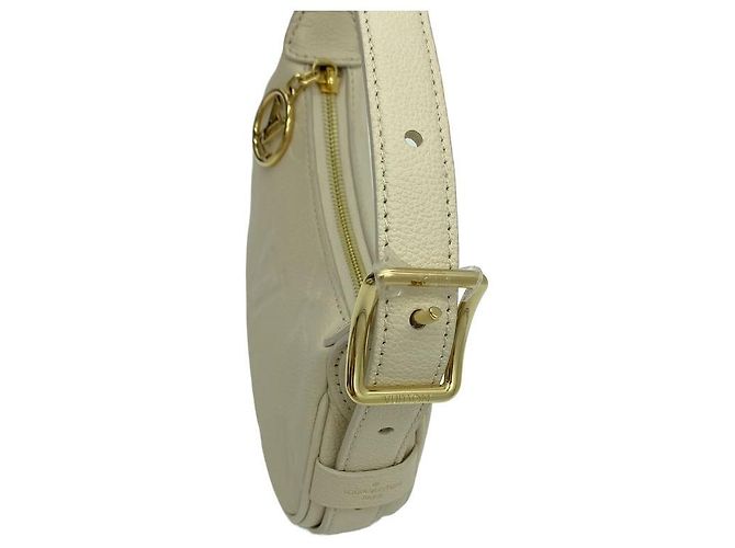 Louis Vuitton Borsa a tracolla hobo Mini Moon Monogram Empreinte Leather Mini Bag Cream - vista 9
