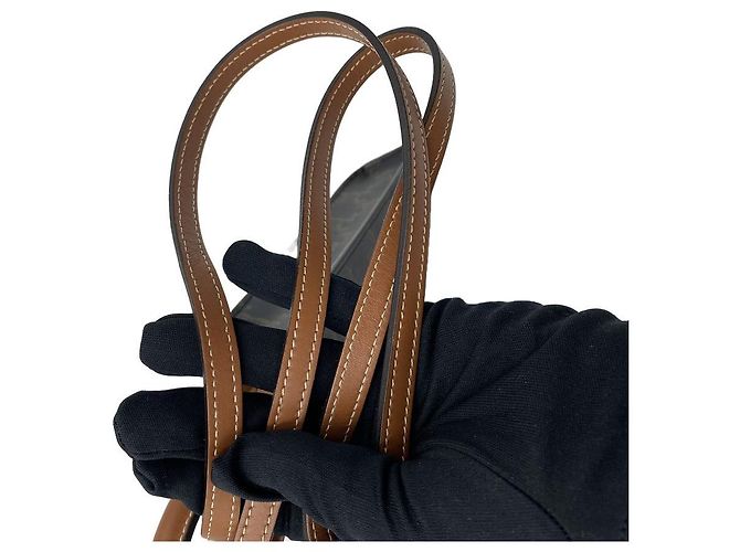 Céline Mini Vertical Cabas Tote Bag Brown cm - vista 10
