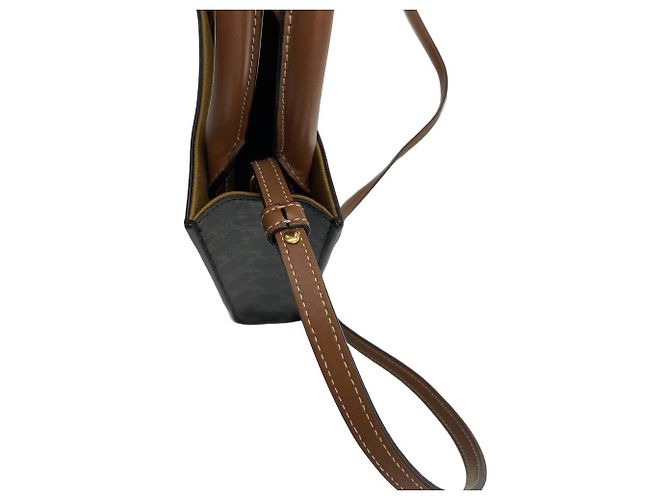 Céline Mini Vertical Cabas Tote Bag Brown cm - vista 18