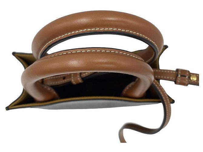 Céline Mini Vertical Cabas Tote Bag Brown cm - vista 21