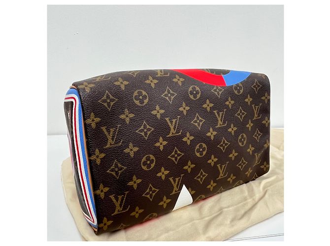 Louis Vuitton Borsa a mano e a tracolla Monogram Game On Bandouliere Speedy - vista 6