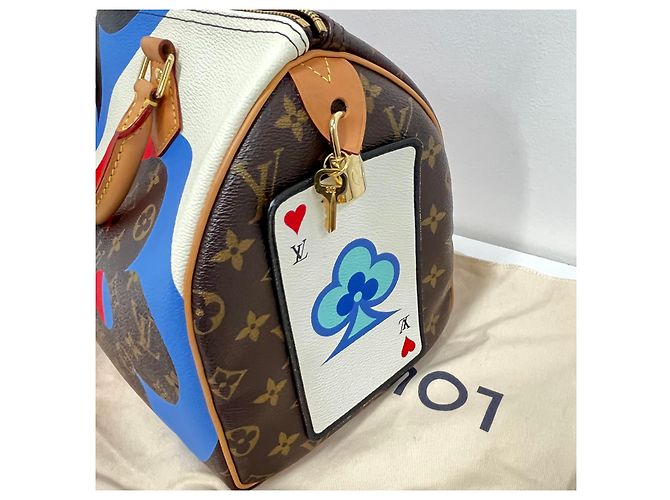 Louis Vuitton Borsa a mano e a tracolla Monogram Game On Bandouliere Speedy - vista 7