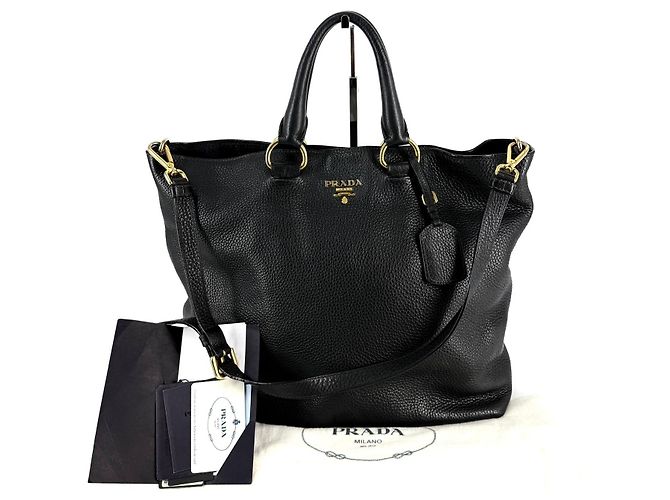 Prada Borsa Tote e borsa a tracolla in Vitello Daino - vista 2
