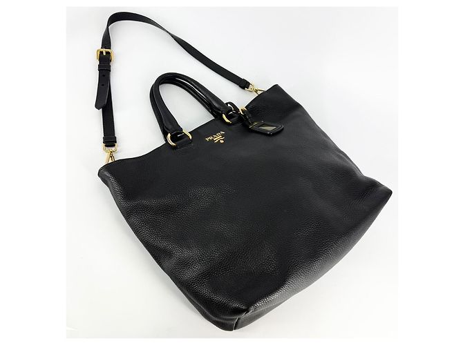 Prada Borsa Tote e borsa a tracolla in Vitello Daino - vista 8