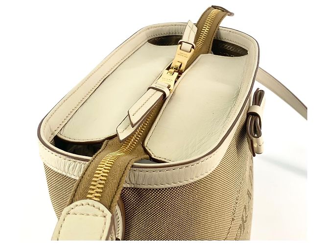 Prada Bolsa bucket crossbody em jacquard com logo triangular - vista 10