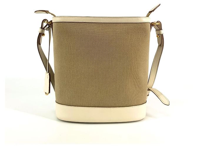 Prada Bolsa bucket crossbody em jacquard com logo triangular - vista 4