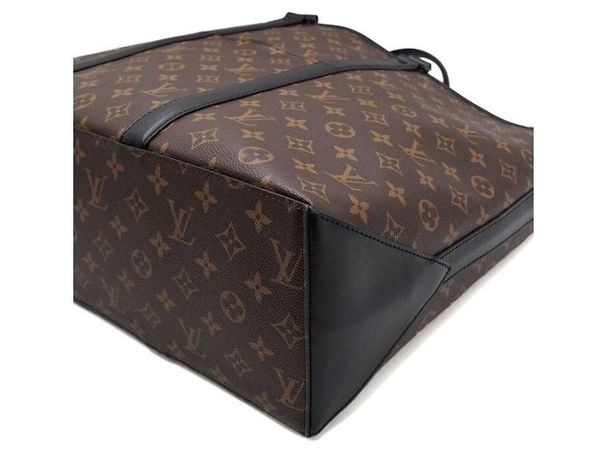 Louis Vuitton Borsa tote e a tracolla da uomo Monogram Macassar Weekend GM - vista 8