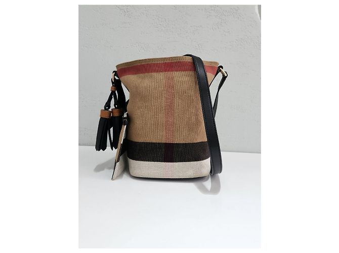 Burberry Canvas Check Ashby Small Hobo Schultertasche - Ansicht 2