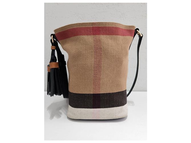 Burberry Canvas Check Ashby Small Hobo Schultertasche - Ansicht 3