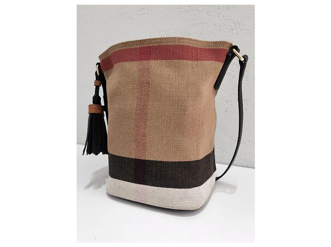 Burberry Canvas Check Ashby Small Hobo Schultertasche - Ansicht 5