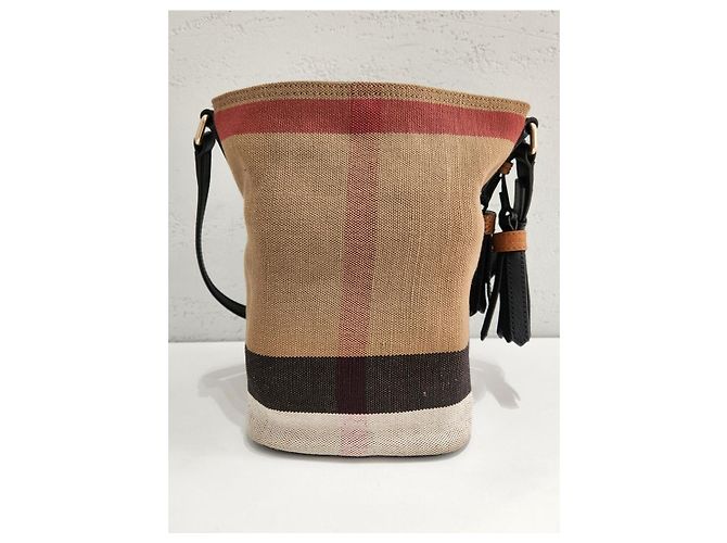 Burberry Canvas Check Ashby Small Hobo Schultertasche - Ansicht 6