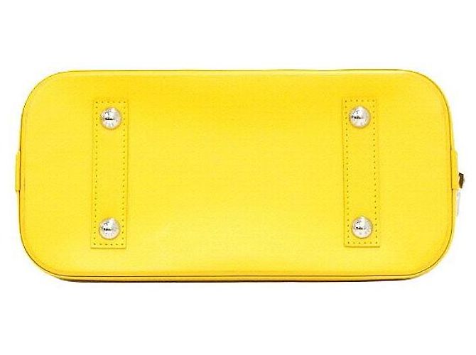 Louis Vuitton Borsa Tote Alma PM Gialla - vista 6