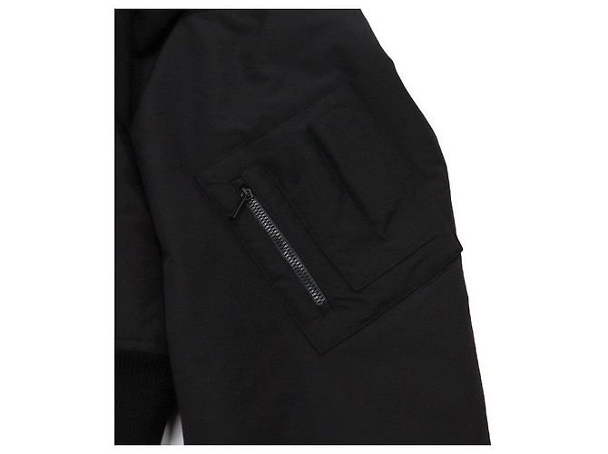 Hermès Lain Technique Technical Wool Blason Bomber Women's Jacket - view 7