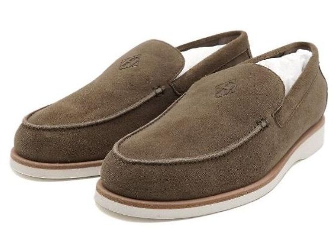 Hermès Mocassini Bassi Suede Diamant da Uomo - vista 3
