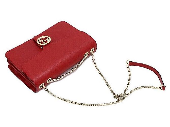 Gucci Bolsa de Ombro e Bolsa Tiracolo com Aba e Corrente Entrelaçada - vista 11