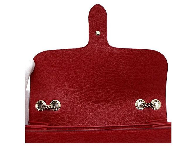 Gucci Bolsa de Ombro e Bolsa Tiracolo com Aba e Corrente Entrelaçada - vista 6