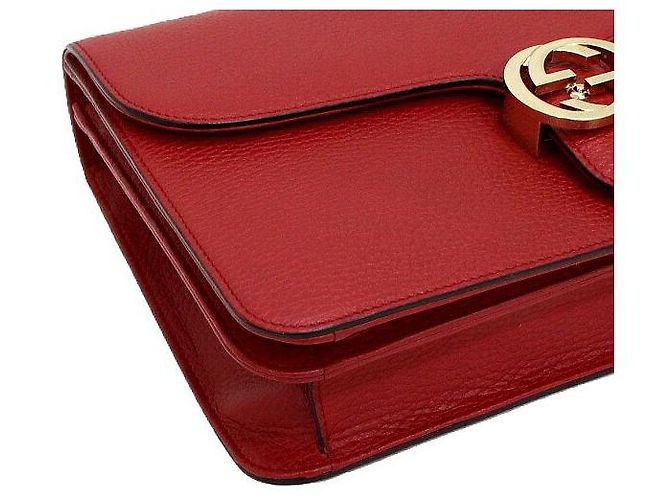 Gucci Bolsa de Ombro e Bolsa Tiracolo com Aba e Corrente Entrelaçada - vista 8