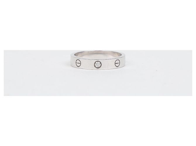 Cartier Anello Diamond Love in oro bianco - vista 2