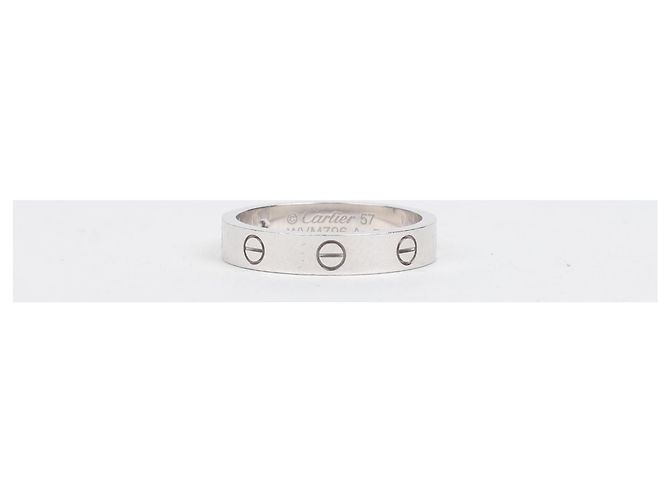 Cartier Anello Diamond Love in oro bianco - vista 3