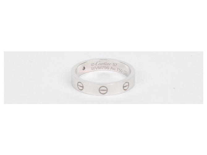 Cartier Anello Diamond Love in oro bianco - vista 4